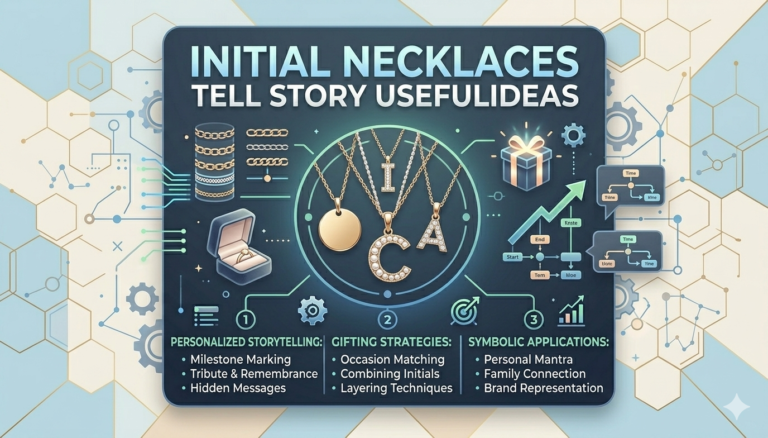 initial necklaces tell story usefulideas