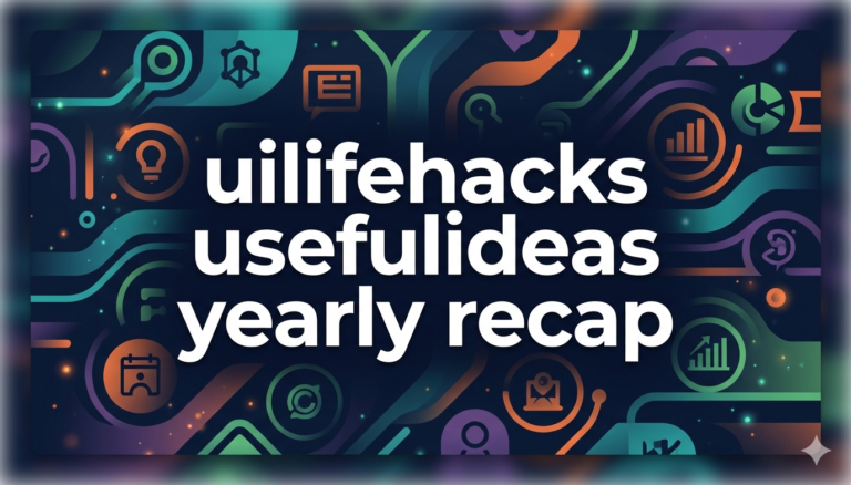 uilifehacks usefulideas yearly recap