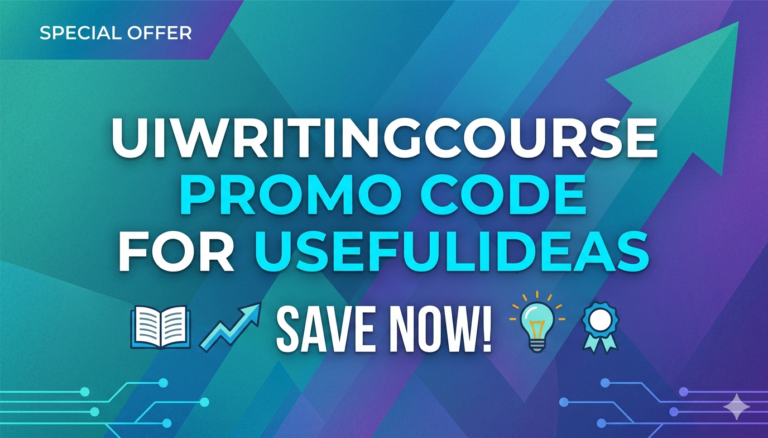 uiwritingcourse promo code for usefulideas