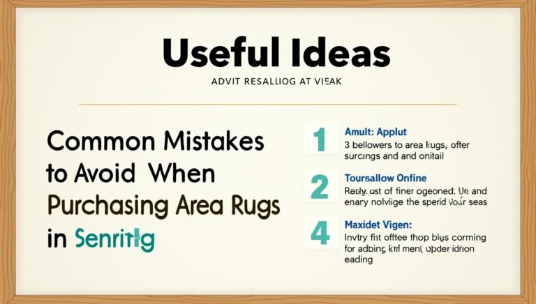 usefulideas common mistakes purchasing area rugs