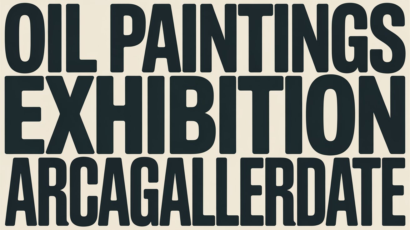 oil paintings exhibition arcagallerdate